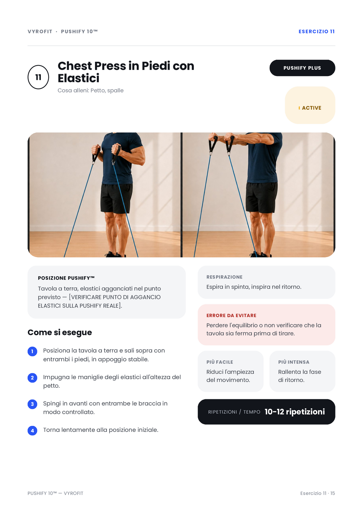 PUSHIFY 10™ - guida all'allenamento